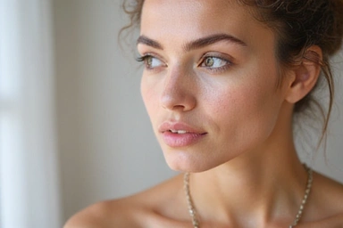 Image representing female beauty and skincare